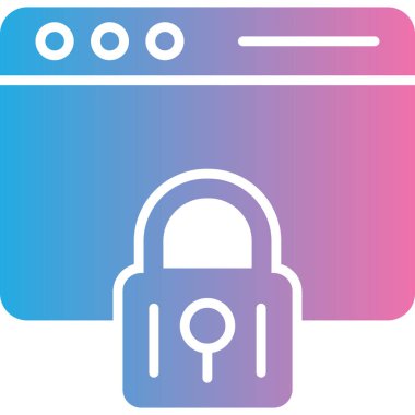 ikon vektör illüstrasyonunu kilitle