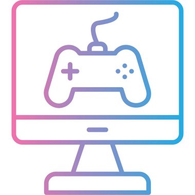 Kumarhane kontrolörü. Web simgesi basit illüstrasyon