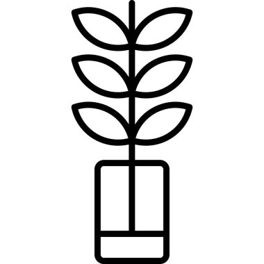 Bitki. Web simgesi basit tasarım