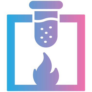 Bir mum simgesinin vektör illüstrasyonu