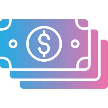 Bir doların vektör illüstrasyonu