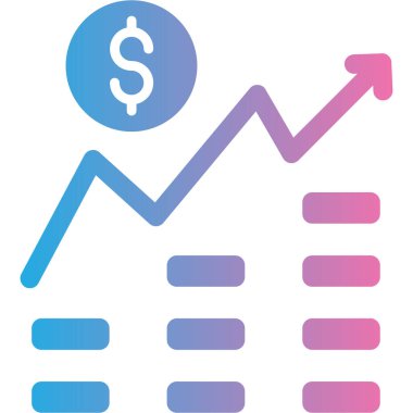 grafik ikonu vektör illüstrasyonu