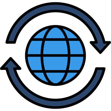 genel ağ vektör simgesi