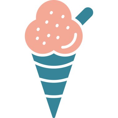 Dondurma. Basit tasarım çizimi