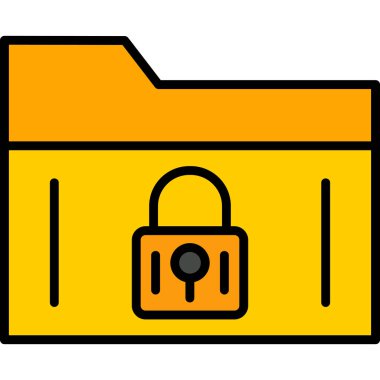 ikon vektör illüstrasyonunu kilitle