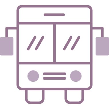 otobüs otobüs taşıma simgesi ana hat biçiminde