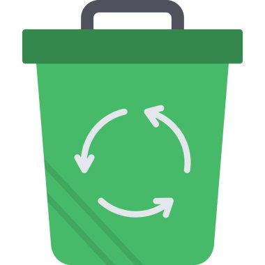 Geri dönüşüm kutusu vektör simgesi