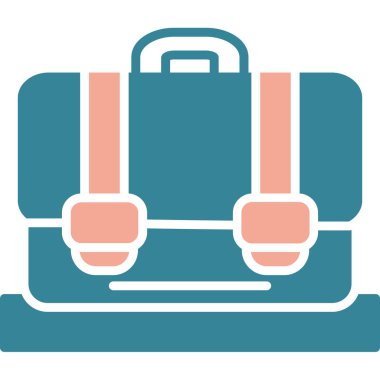 bagaj. Web simgesi basit illüstrasyon