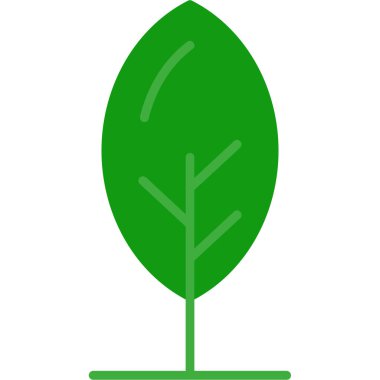 Bitki. Web simgesi basit tasarım