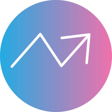 Ok. Web simgesi basit illüstrasyon