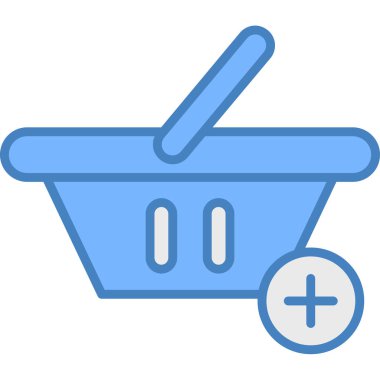 Alışveriş arabası ikonu. vektör illüstrasyonu