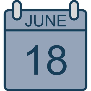 18 Haziran - 1 günlük takvim - takvim