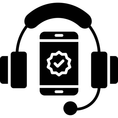 Çağrı merkezi simgesi, basit biçim