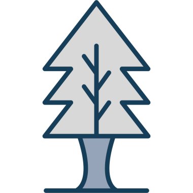 Yılbaşı ağacı. Basit tasarım