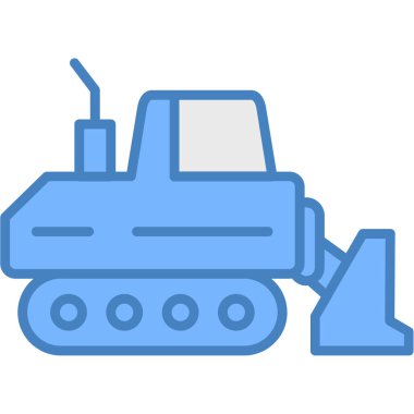 tank. Web simgesi basit illüstrasyon