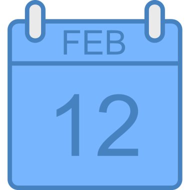 Takvim simge tasarlamak vektör