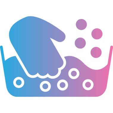 çamaşır ikonu, vektör illüstrasyonu. düz tasarım biçimi