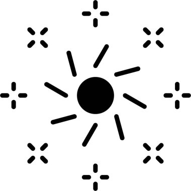 Taslak biçiminde Noel süslemesi kar tanesi simgesi