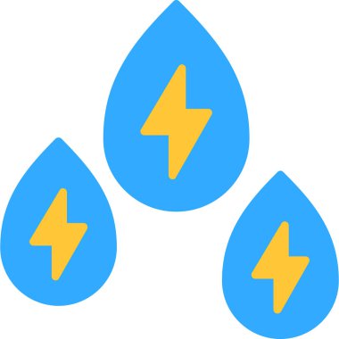su damlaları ikon vektör illüstrasyon grafik tasarımı