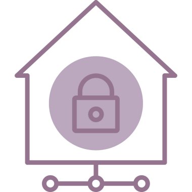 ikon vektör illüstrasyonunu kilitle