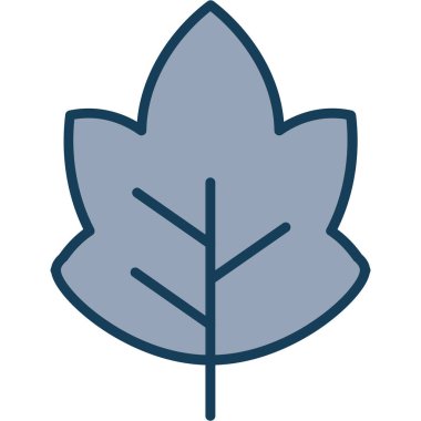 Yaprak vektör simge düzenlenebilir