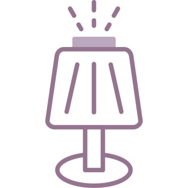 Ampul. Web simgesi basit tasarım