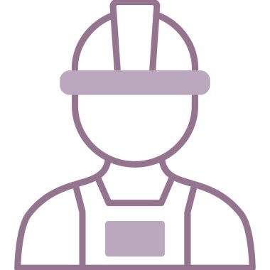 Mühendis simgesi vektör çizimi