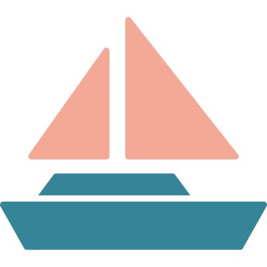 Teknenin Vektör Resimleri, Basit Simge