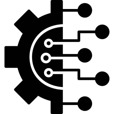 Gear Vektörü Şekil Simgesi Tasarımı