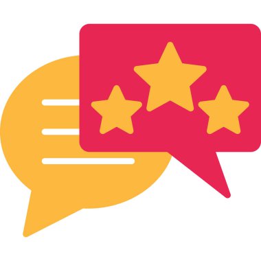 Sohbet simgesi vektör illüstrasyonu