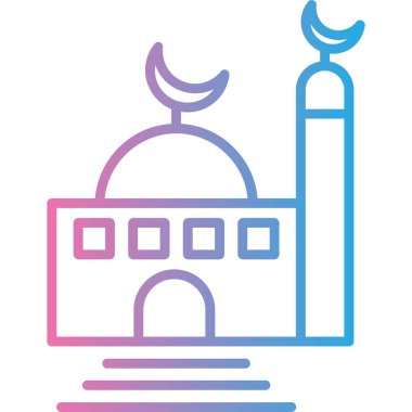 Cami. Web simgesi basit tasarım