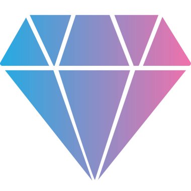 Elmas simgesinin vektör illüstrasyonu