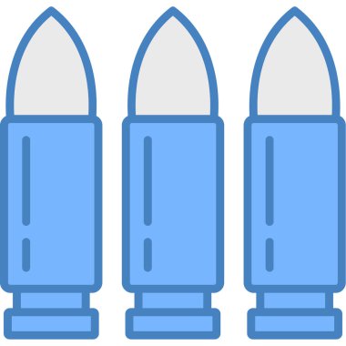 Mermi tabancası simgesi - taslak biçimi