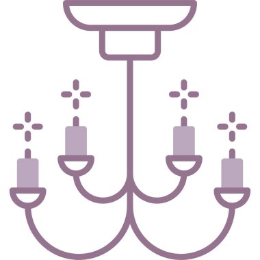 Mum simgesinin vektör illüstrasyonu