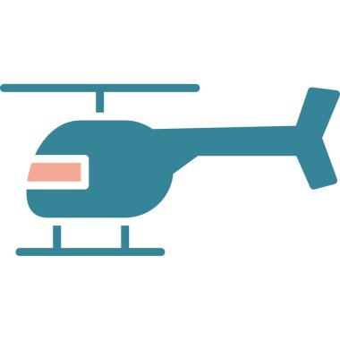 Drone renkli vektör simgesi.