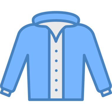 Ceket simge vektör çizim