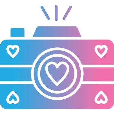 Bir kalp simgesinin vektör illüstrasyonu