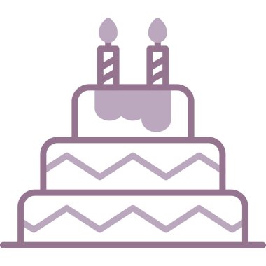 doğum günü pastası ikonu düzenlenebilir