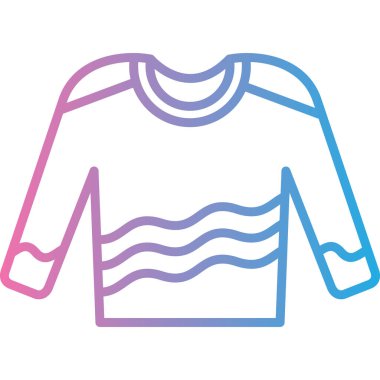 shirt simgesi vektör illüstrasyonu