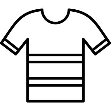 Kumaş gömlek simgesi, taslak biçimi