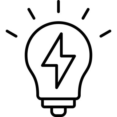 fikir simgesi, basit vektör tasarımı