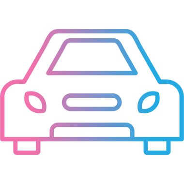 elektrikli araba vektör simgesi modern basit vektör illüstrasyonu