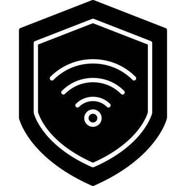 Wifi simgesi, vektör illüstrasyonu