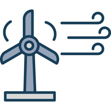 Türbin. Web simgesi basit tasarım