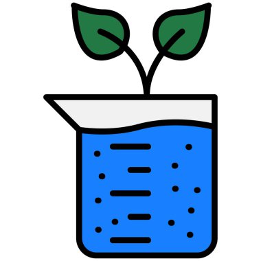 Bitki. Web simgesi basit tasarım