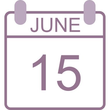 Takvim için takvim ile illüstrasyon