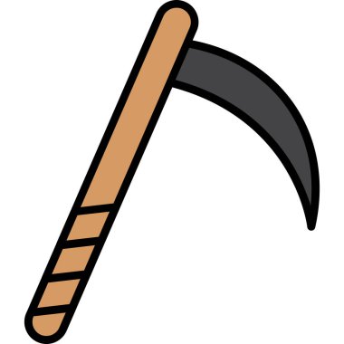 Çizgi film baltasının vektör çizimi