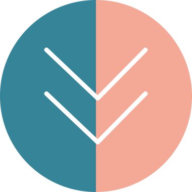 Modern bir simgenin vektör illüstrasyonu