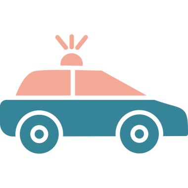 - Araba. Web simgesi basit illüstrasyon