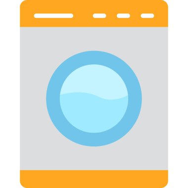 Kamera simgesi vektör illüstrasyonunun düz tasarımı